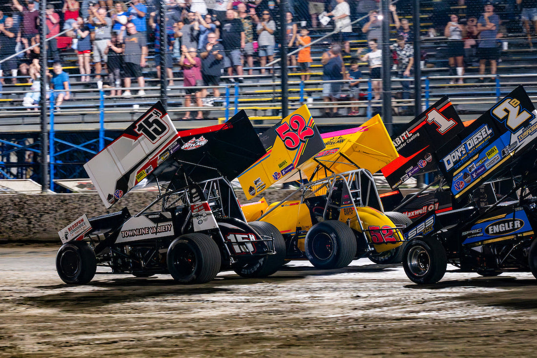 Historical ASCS Sprint Car action at Creek County Speedway, courtesy of ASCS.