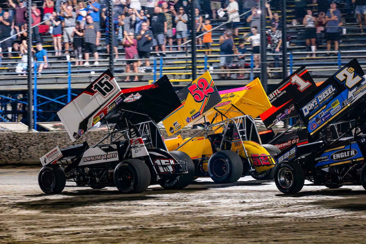 Historical ASCS Sprint Car action at Creek County Speedway, courtesy of ASCS.