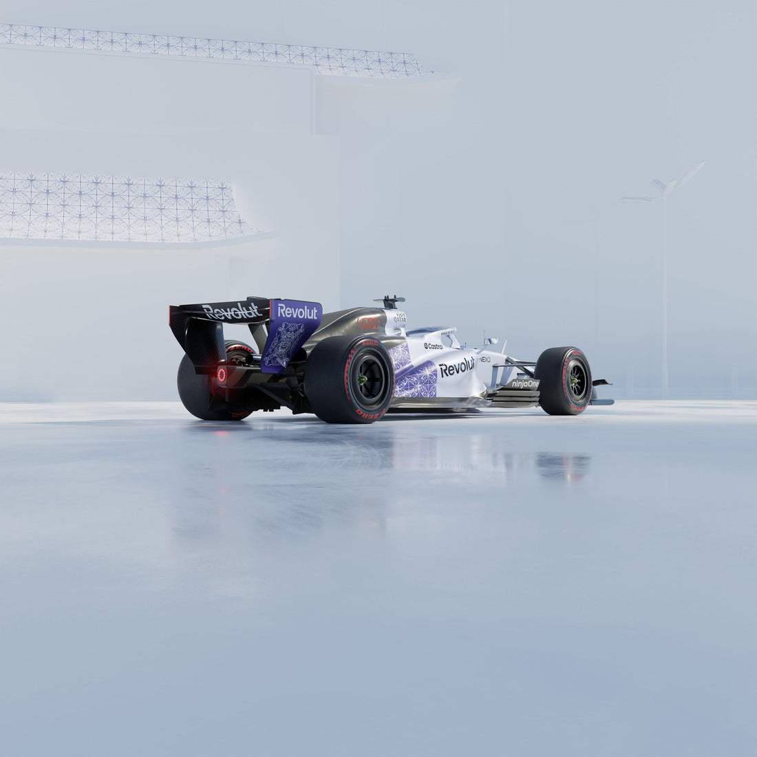 Audi R26 special Singapore Grand Prix livery. Image courtesy Audi Revolut F1 Team.
