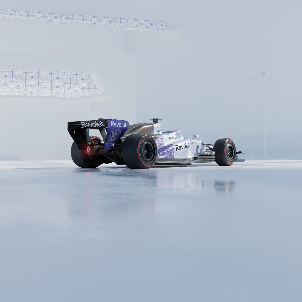 Audi R26 special Singapore Grand Prix livery. Image courtesy Audi Revolut F1 Team.