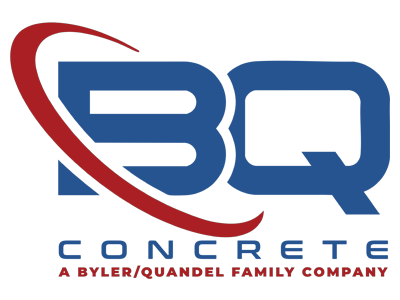 BQ Concrete logo, official image used by Big Diamond Speedway for its 2027 358 Modified sponsorship announcement.