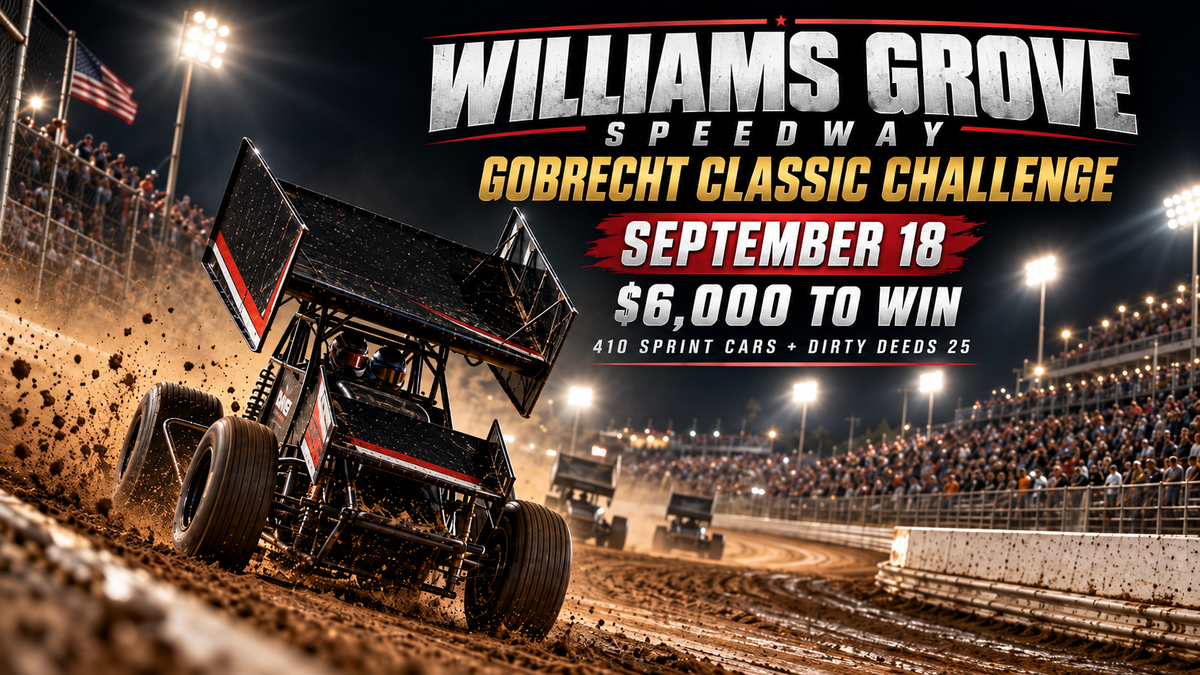 Williams Grove Sets $6,000-to-Win Gobrecht Classic Challenge for September 18
