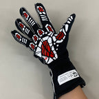 G-FORCE G Limit RS Gloves Racing Gear Large Black 54000LRGBK