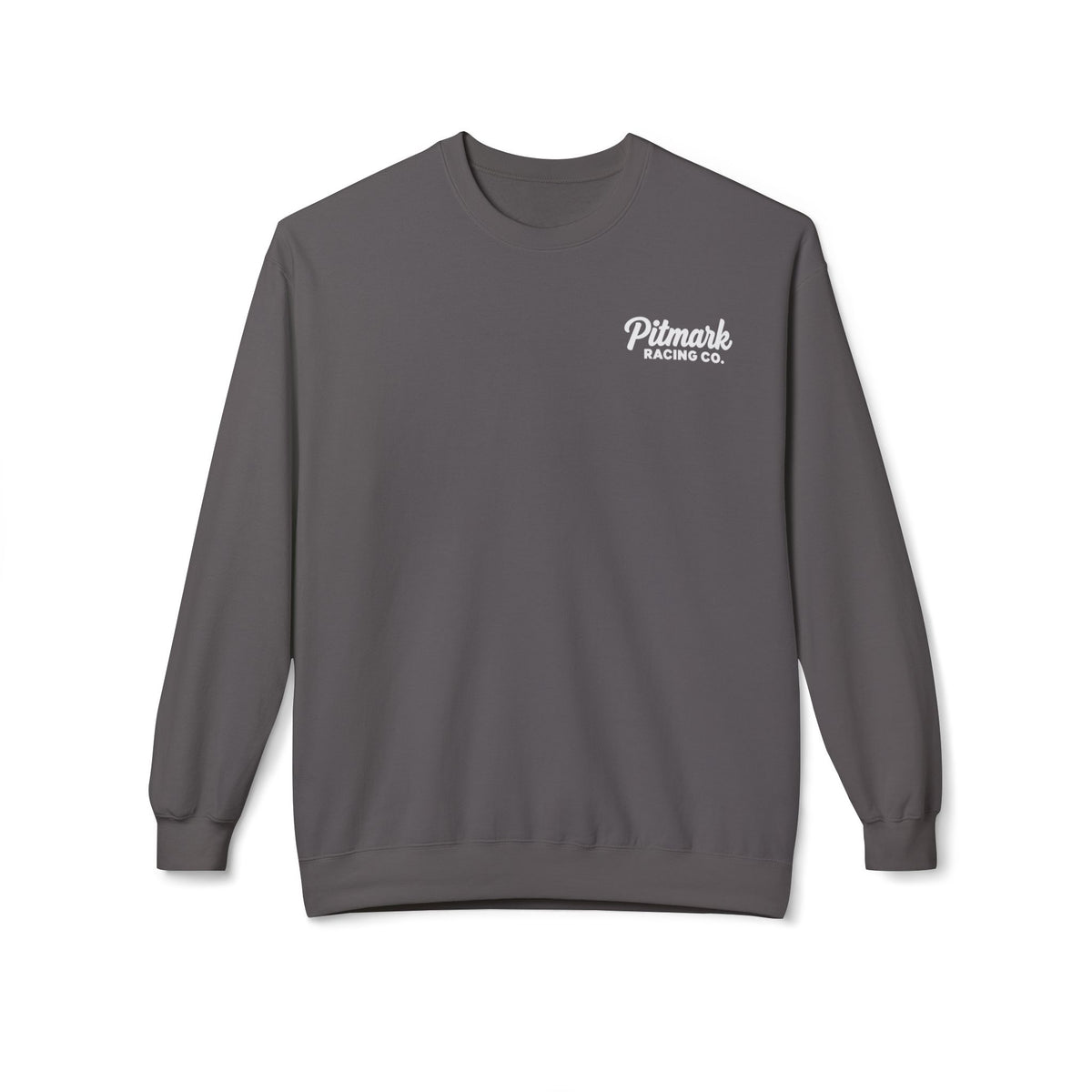 Pitmark Racing Co. Crewneck Sweatshirt — Vintage Racing Logo Pullover
