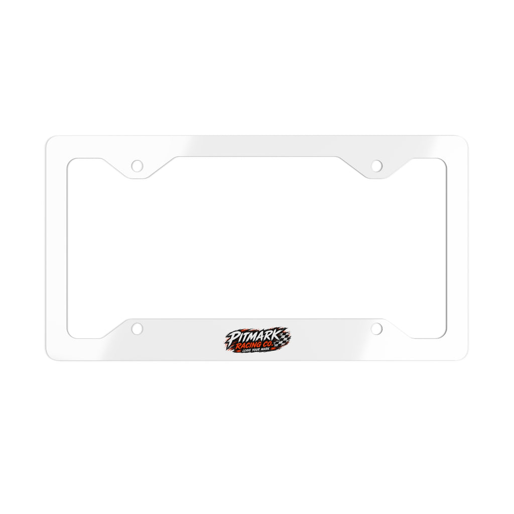 Pitmark Racing Co. Chrome License Plate Frame
