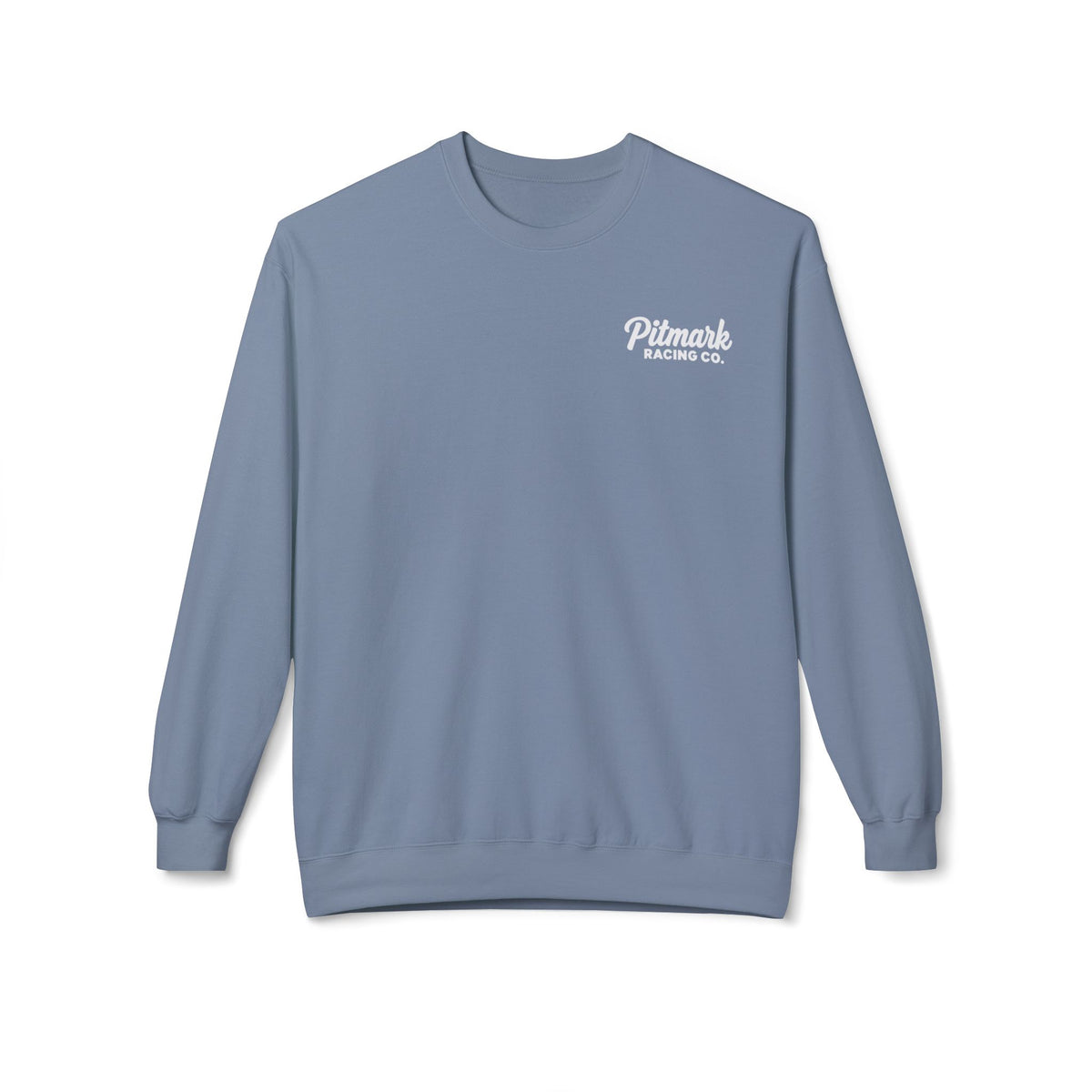 Pitmark Racing Co. Crewneck Sweatshirt — Vintage Racing Logo Pullover