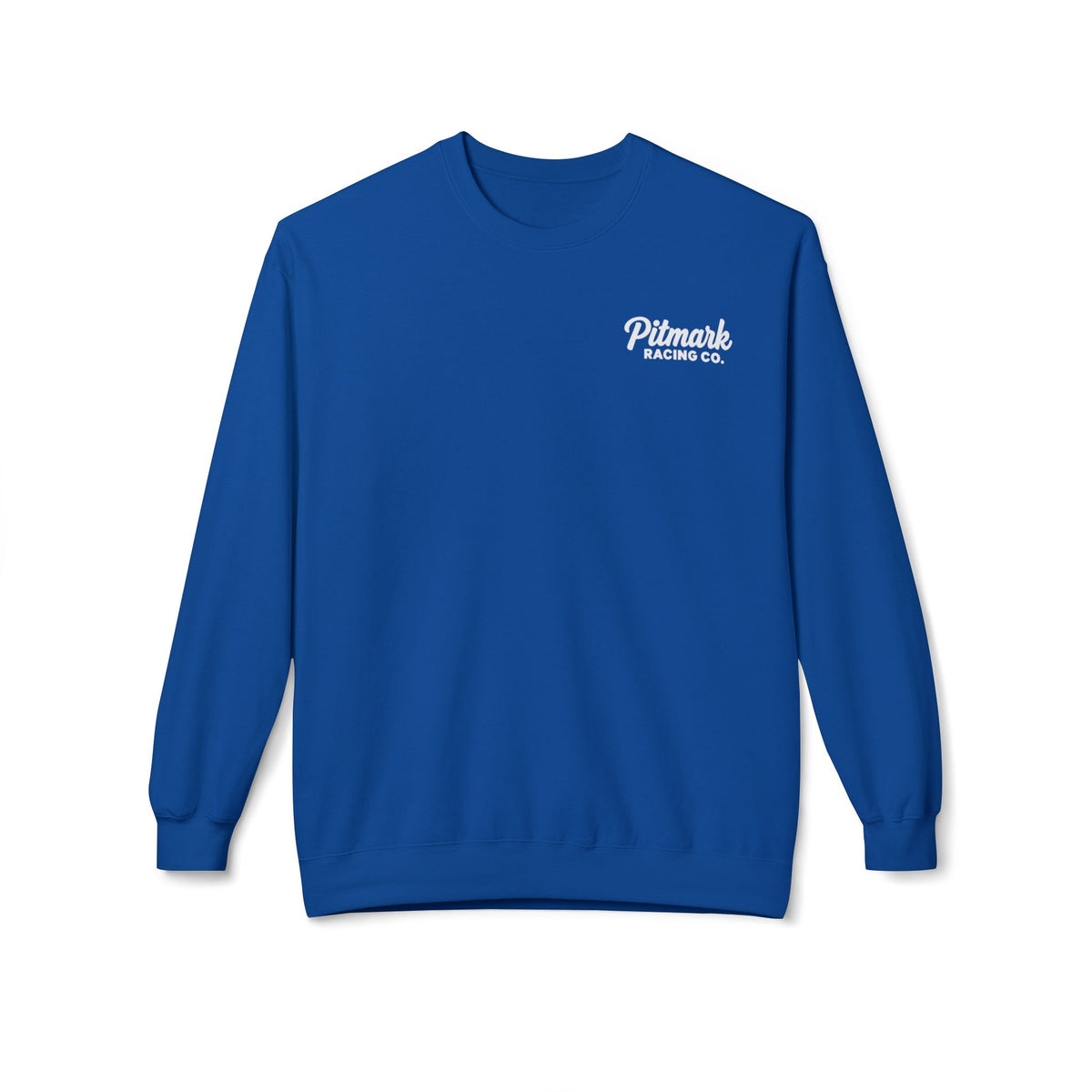 Pitmark Racing Co. Crewneck Sweatshirt — Vintage Racing Logo Pullover