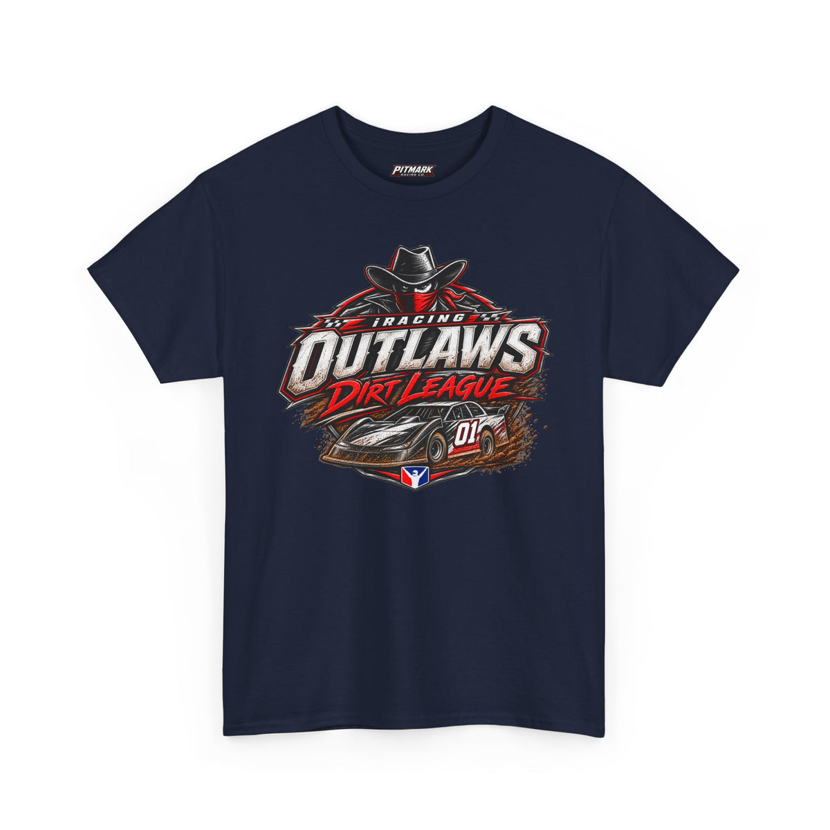 "Outlaws Dirt League" Racing T-Shirt