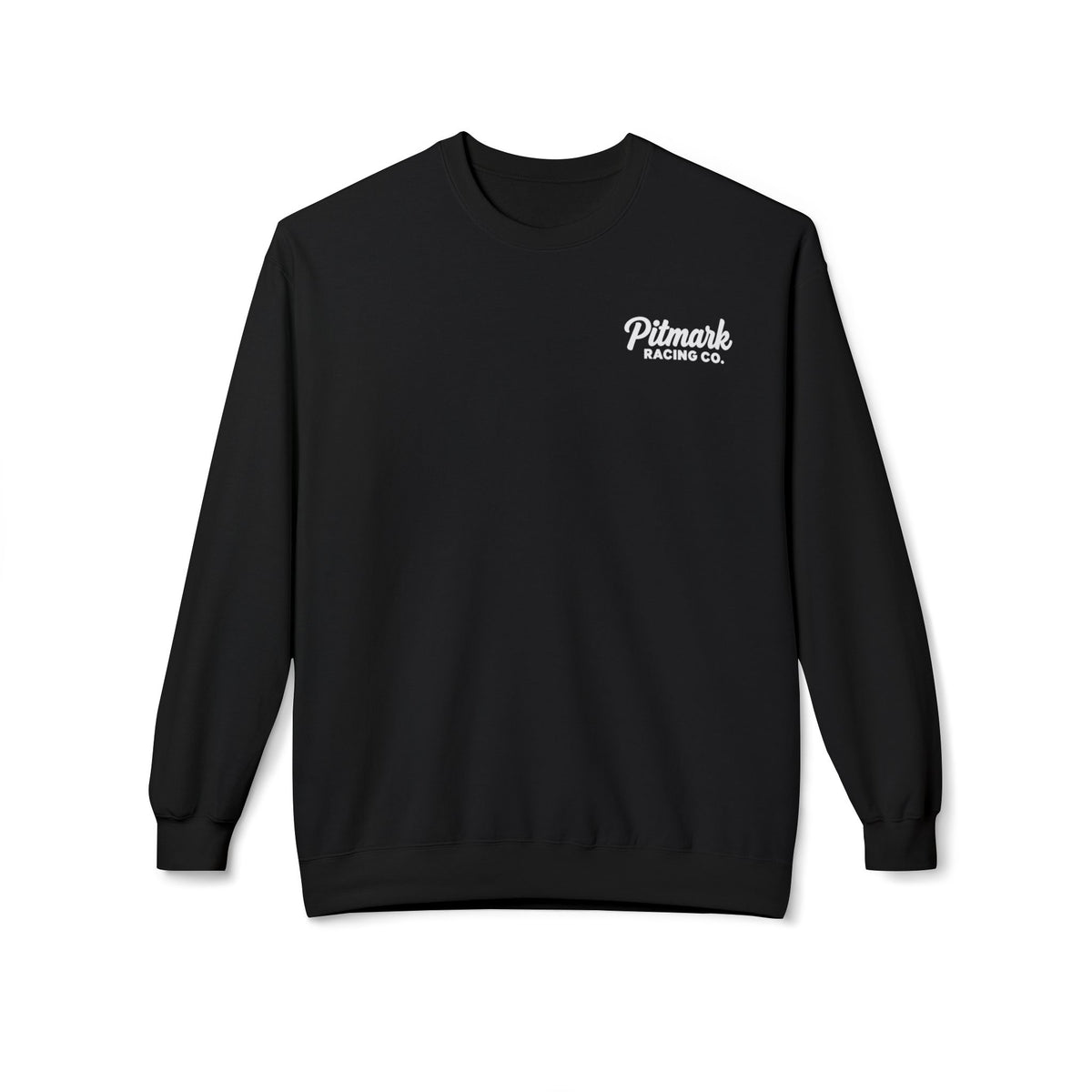 Pitmark Racing Co. Crewneck Sweatshirt — Vintage Racing Logo Pullover
