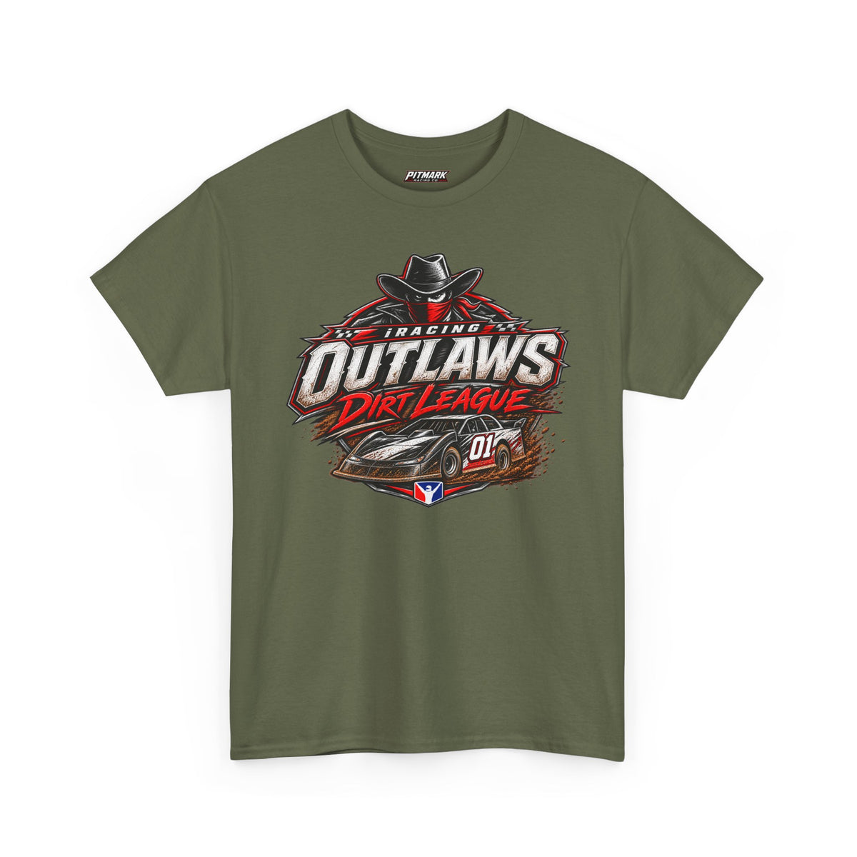 "Outlaws Dirt League" Racing T-Shirt
