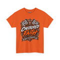 Checkered Faith Racing T-Shirt — "Built on Finishes" Graphic Tee