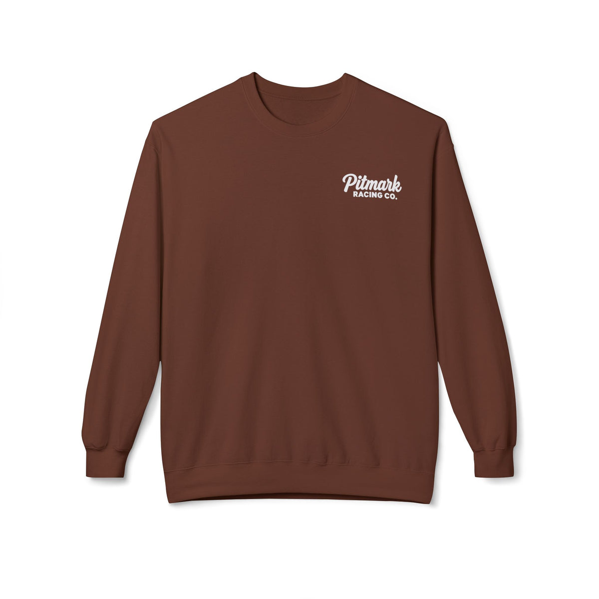 Pitmark Racing Co. Crewneck Sweatshirt — Vintage Racing Logo Pullover