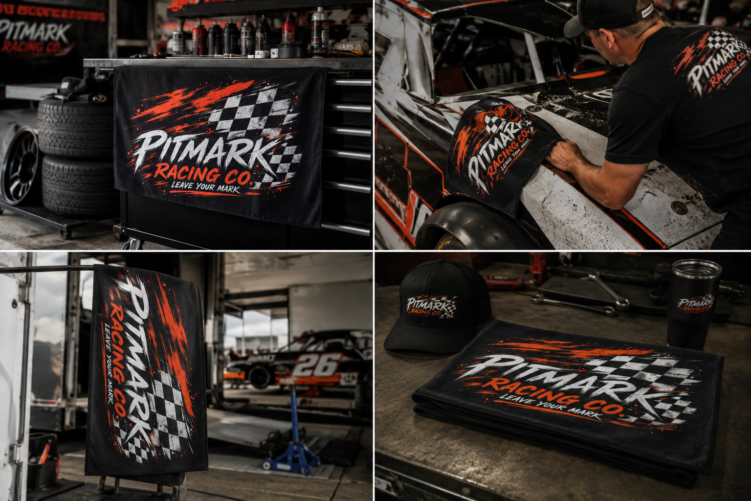 Pitmark Racing Co. Microfiber Towel