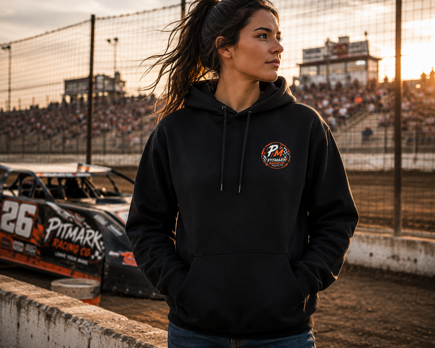 Racing Checkered Flag Hoodie