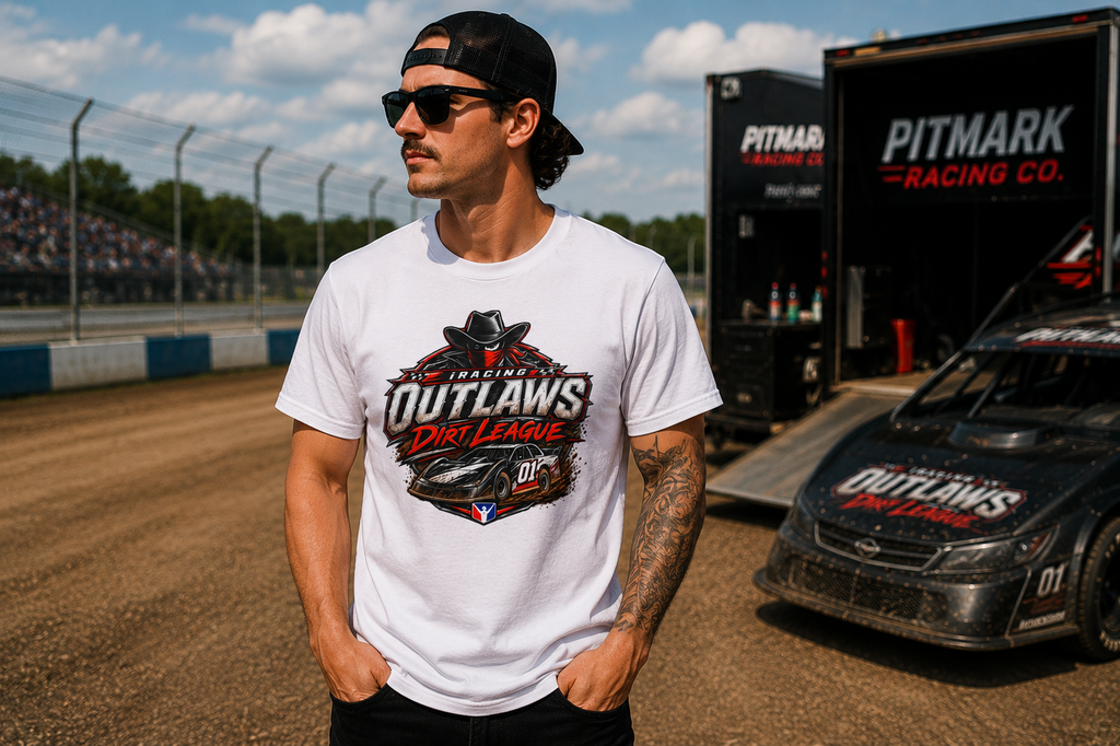 "Outlaws Dirt League" Racing T-Shirt