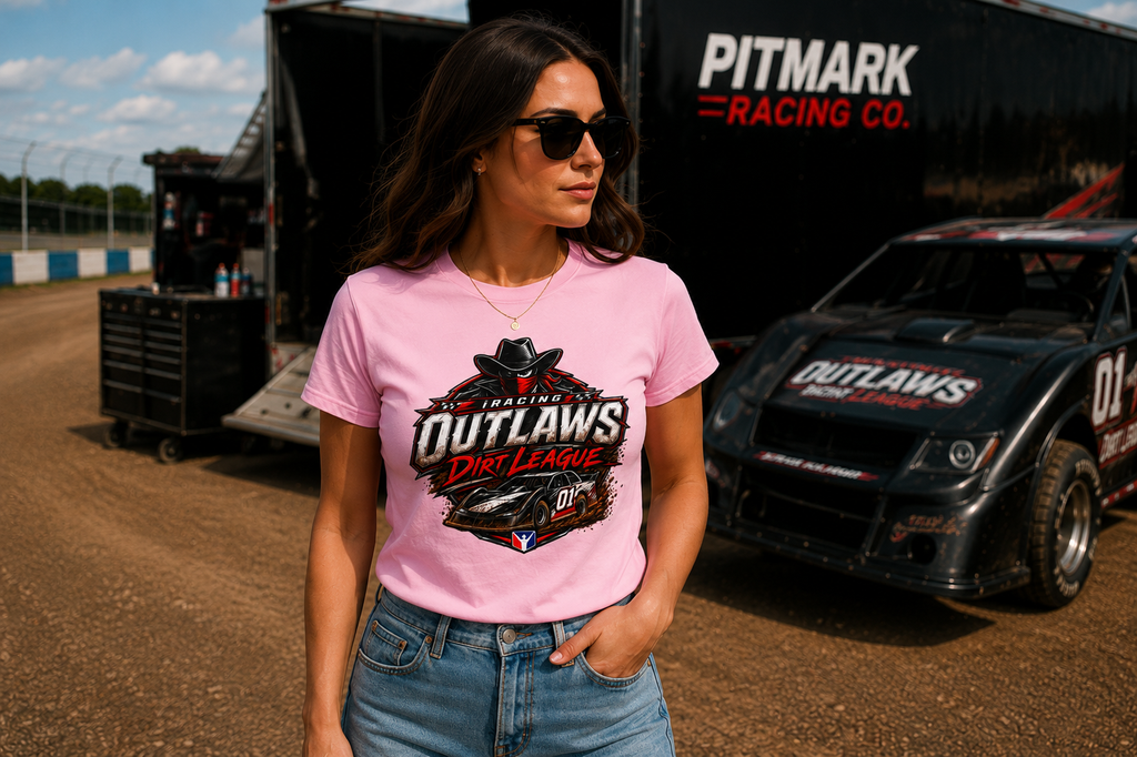 "Outlaws Dirt League" Racing T-Shirt
