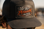 Pitmark Racing Co. Faux Leather Patch – Engraved Checkered Flag Racing Patch