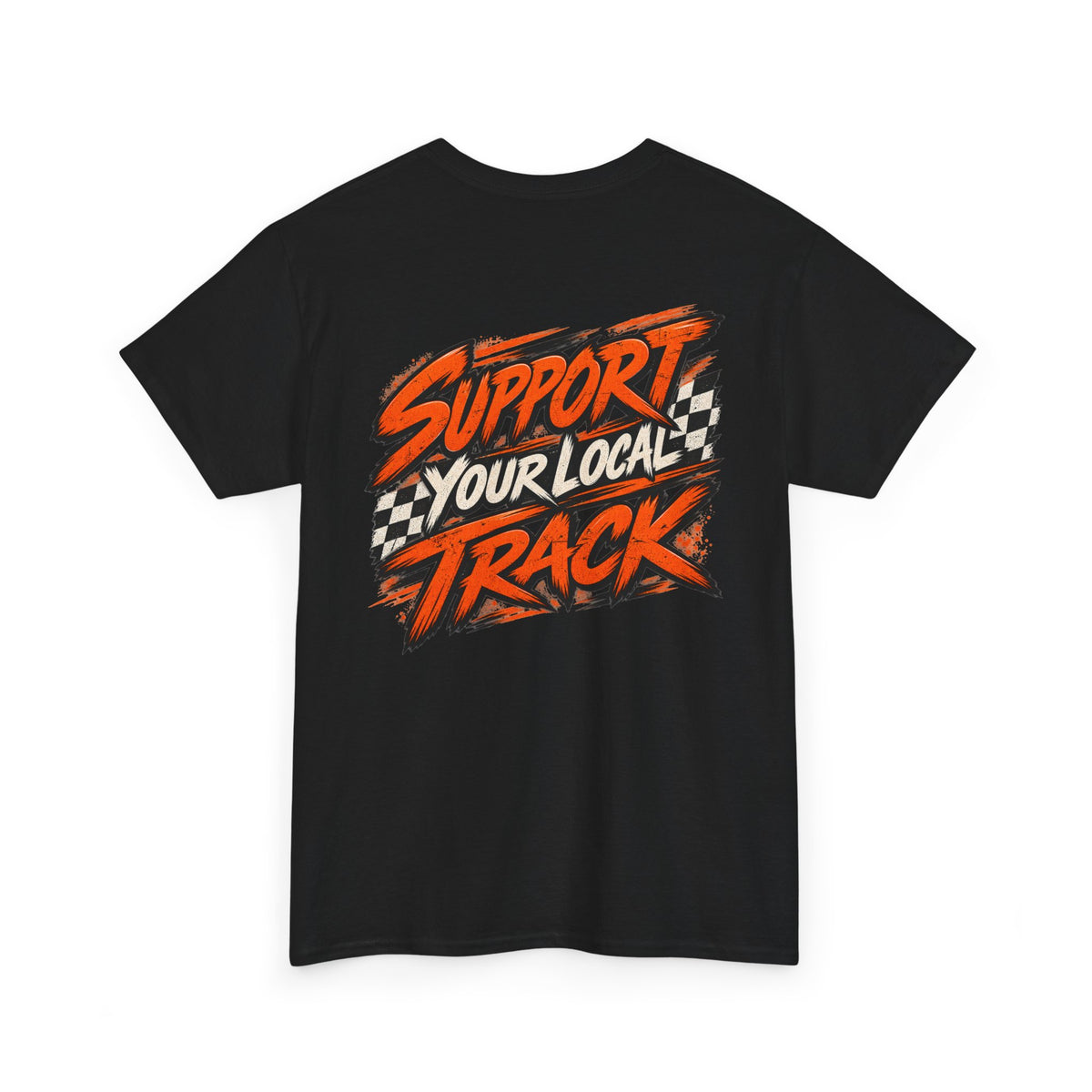 Support Your Local Track T-Shirt — Racing Garage Crew Tee