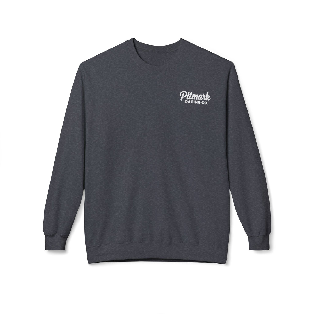 Pitmark Racing Co. Crewneck Sweatshirt — Vintage Racing Logo Pullover