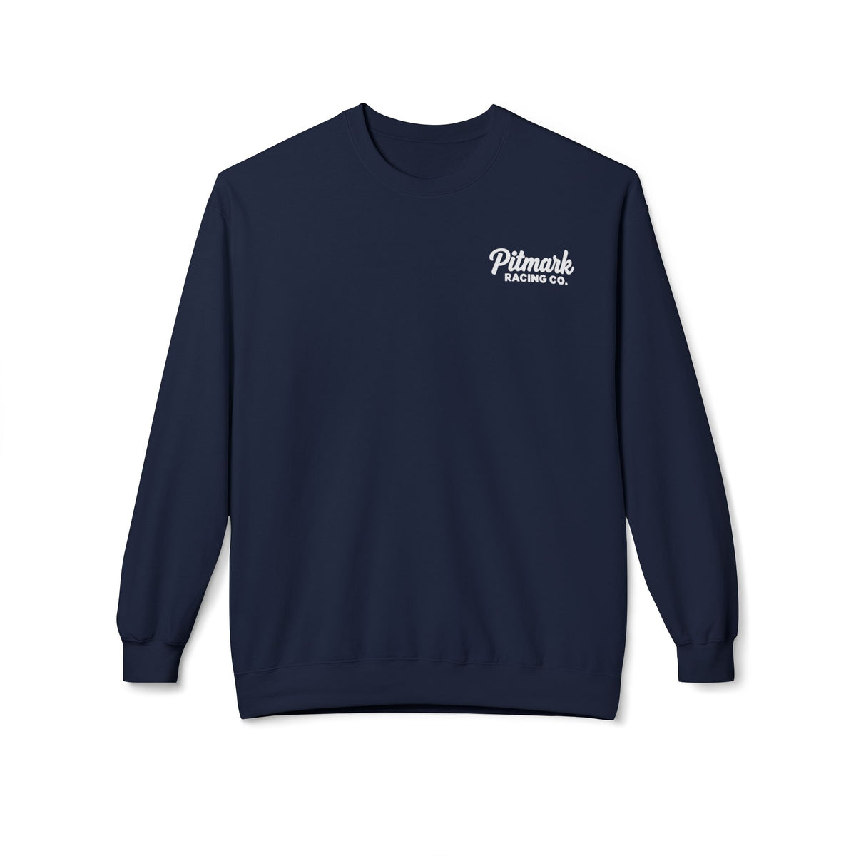 Pitmark Racing Co. Crewneck Sweatshirt — Vintage Racing Logo Pullover
