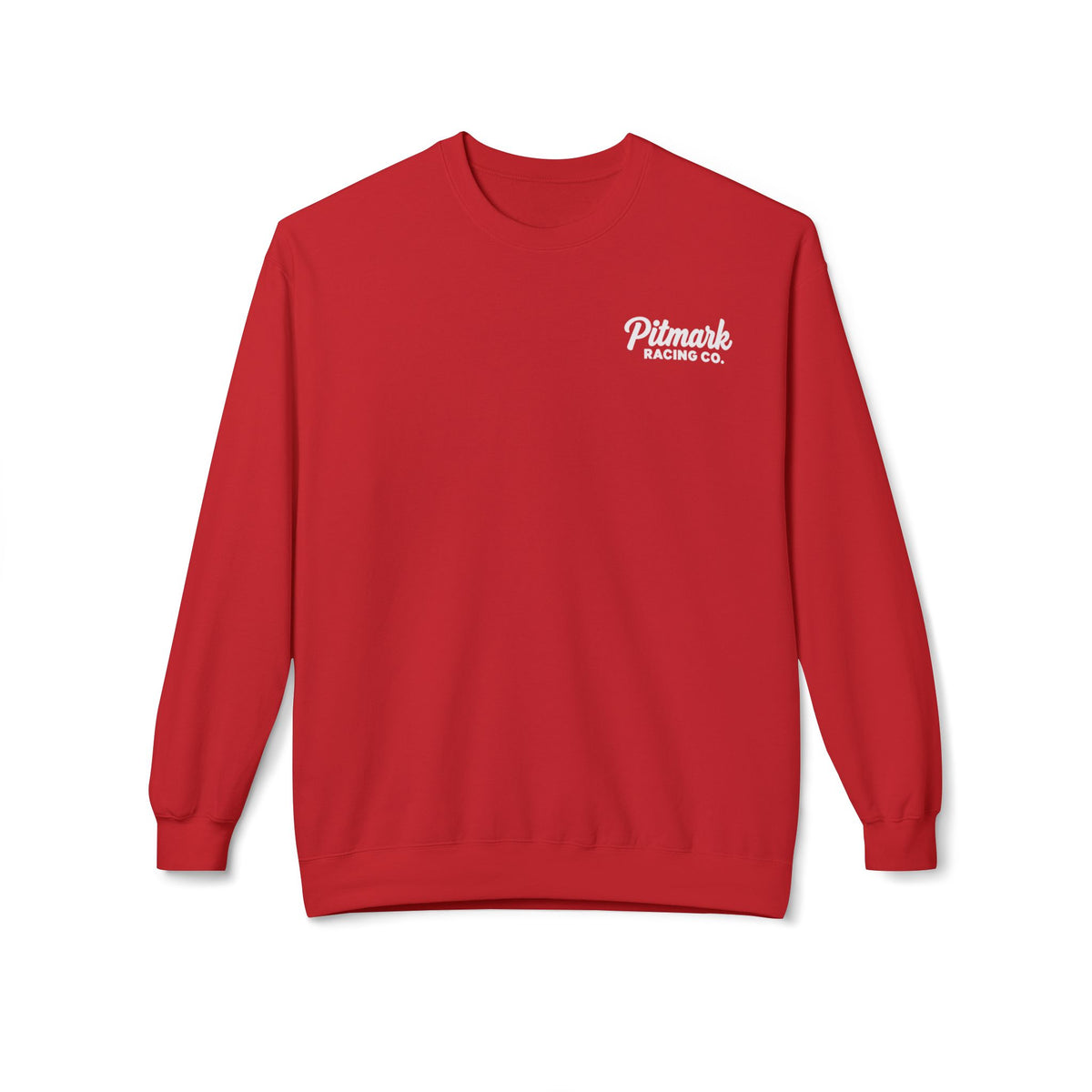 Pitmark Racing Co. Crewneck Sweatshirt — Vintage Racing Logo Pullover