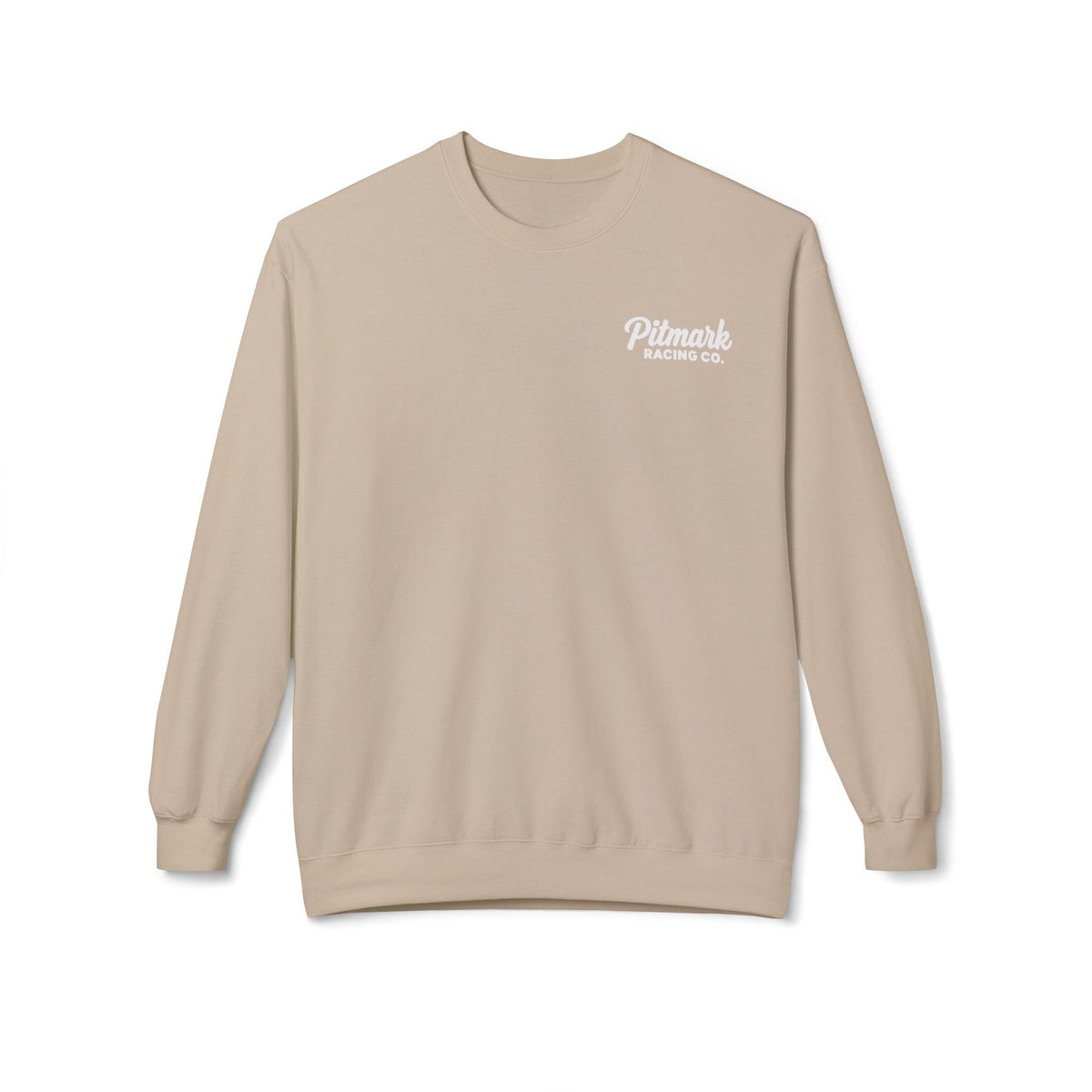 Pitmark Racing Co. Crewneck Sweatshirt — Vintage Racing Logo Pullover