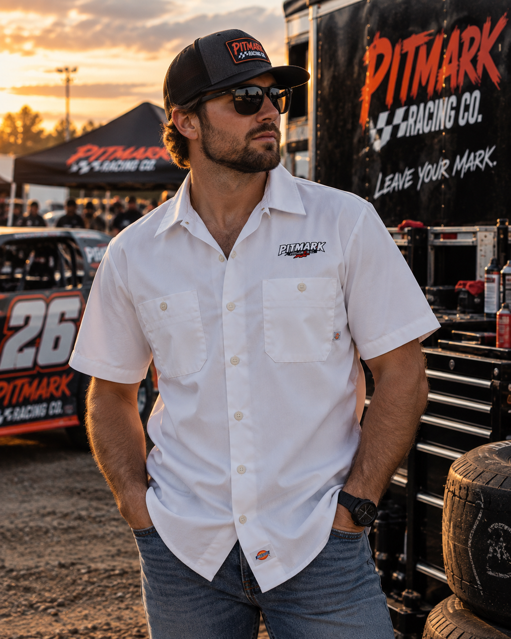 Pitmark Racing Co. Mechanic Button-Down Shirt