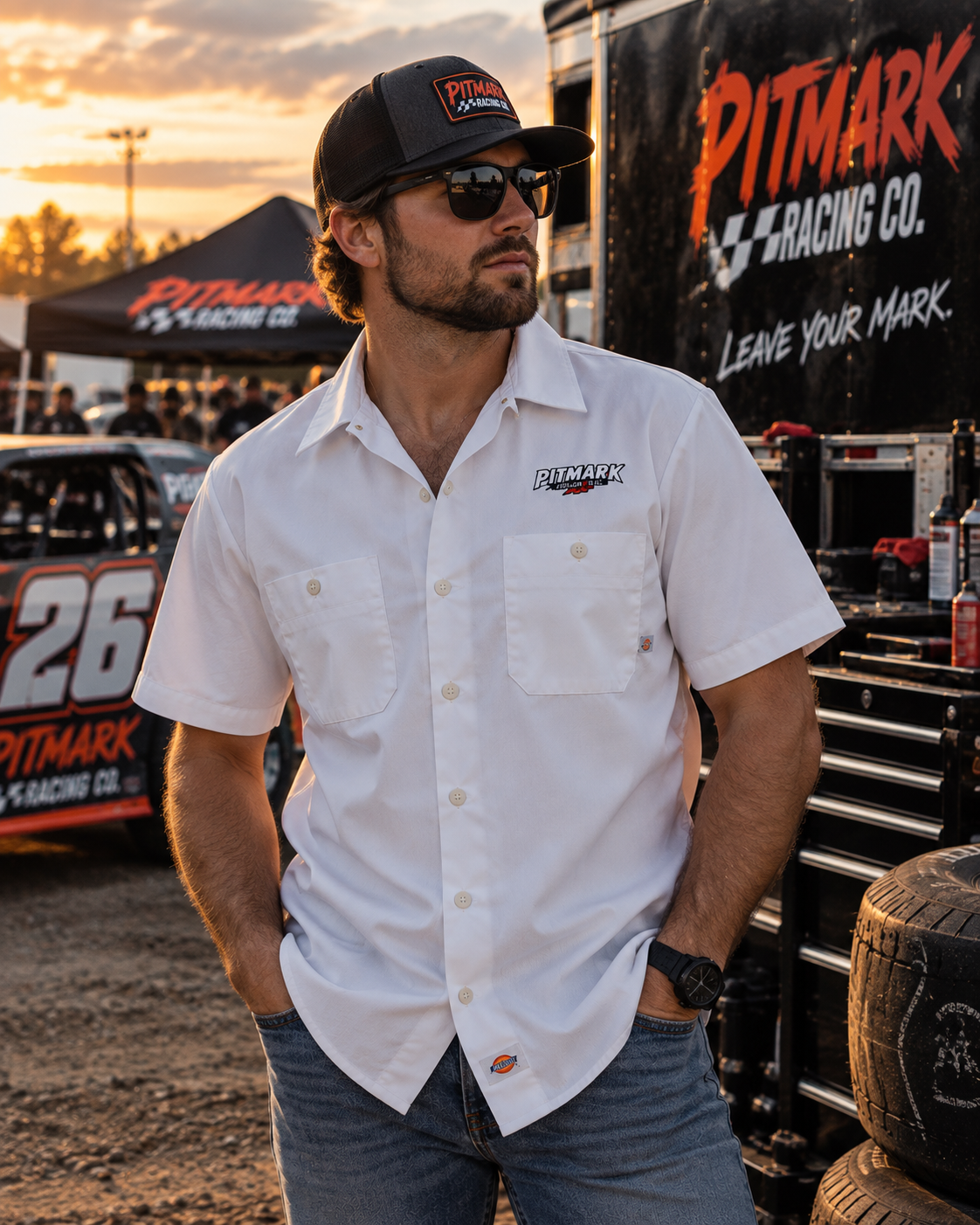 Pitmark Racing Co. Mechanic Button-Down Shirt