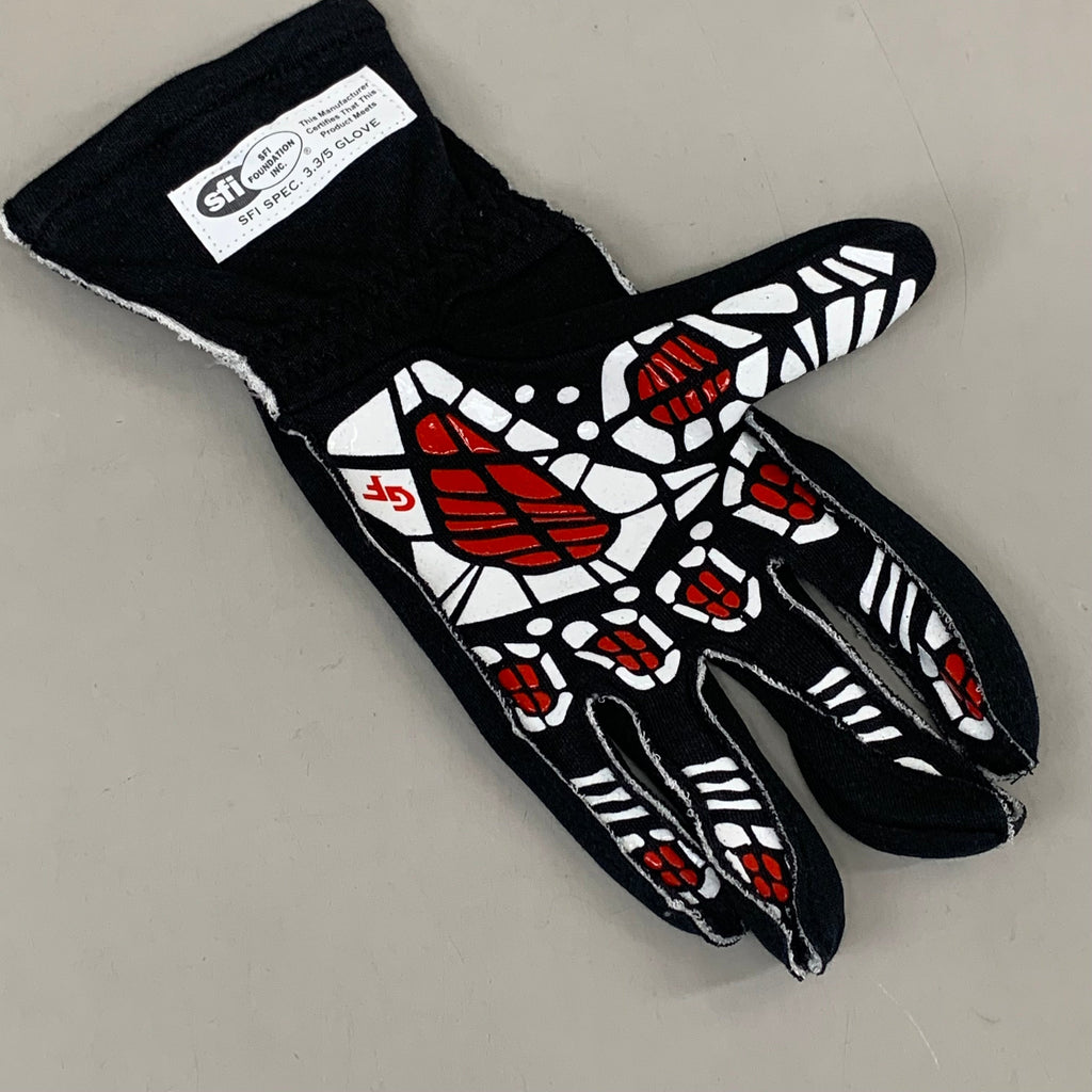 G-FORCE G Limit RS Gloves Racing Gear Large Black 54000LRGBK